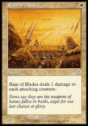 Rain of Blades (Scourge) Trading Card