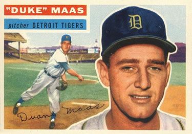 Duke Maas 1956 Topps #57 Sports Card