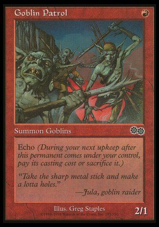 Goblin Patrol (Urza's Saga) Trading Card