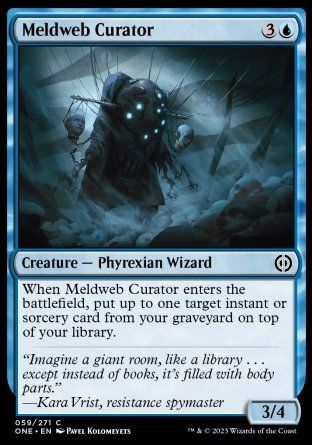 Meldweb Curator (Phyrexia: All Will Be One) Trading Card