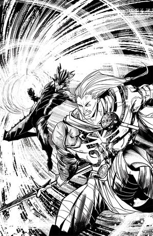 Fireborn #3 (Cvr C Inc 1:15 Patrick Mulholland B&W Variant)