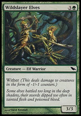 Wildslayer Elves (Shadowmoor) Trading Card