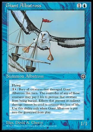 Giant Albatross (Homelands) Trading Card