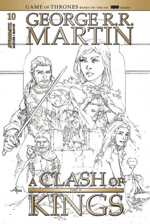 Game of Thrones: A Clash of Kings #10 (20 Copy Rubi B&w Cover)