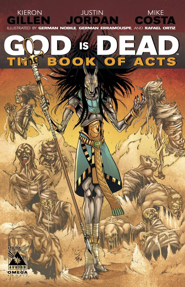 God Is Dead Book Of Acts Omega #2 (Anubis Cover)
