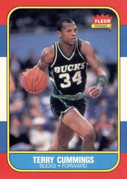 Terry Cummings 1986 Fleer #20 Sports Card