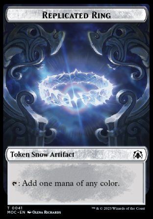 Replicated Ring (March of the Machine Commander Decks) Trading Card