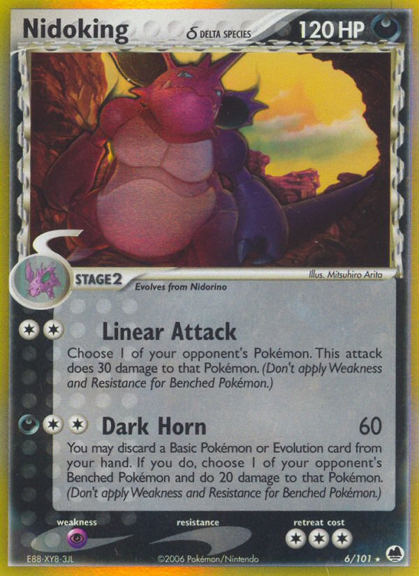 Nidoking Pokémon Card