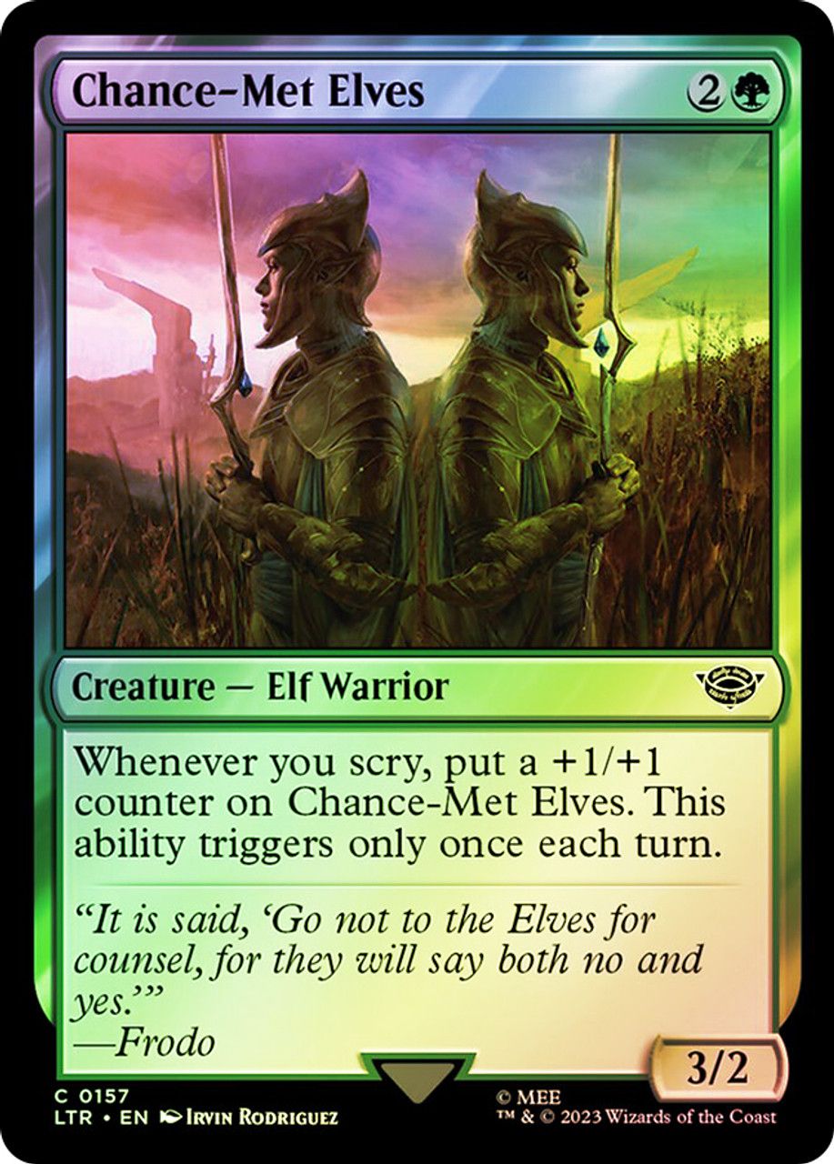 Chance-Met Elves (The Lord of the Rings - Foil) Trading Card