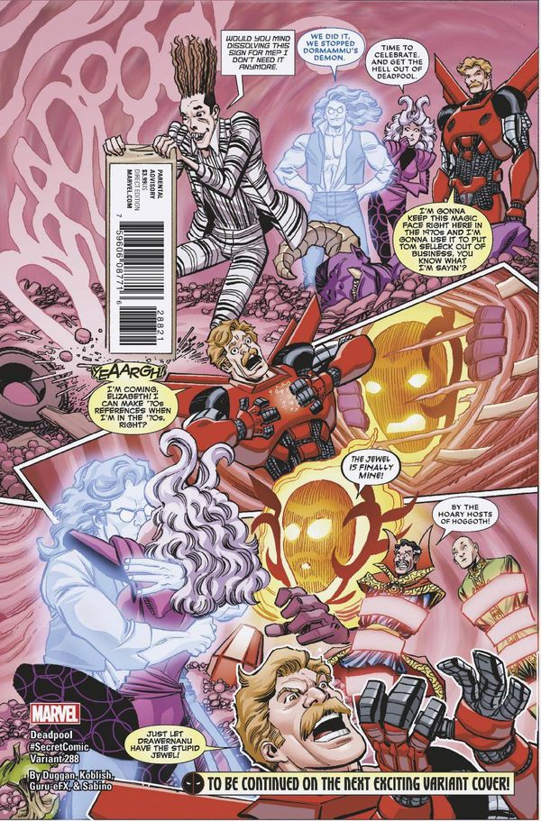 Despicable Deadpool #288 (Koblish Secret Comic Variant Leg)