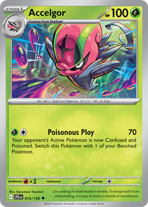 Accelgor (13/159) - Journey Together (Reverse Holo)