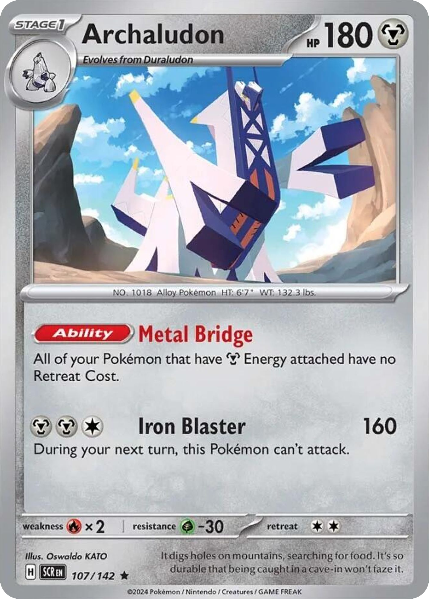 Archaludon Pokémon Card