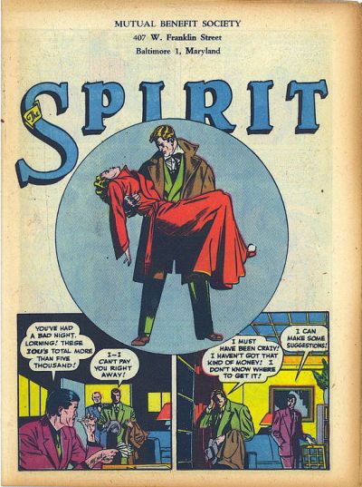 Spirit Section #1/21/1945 Comic