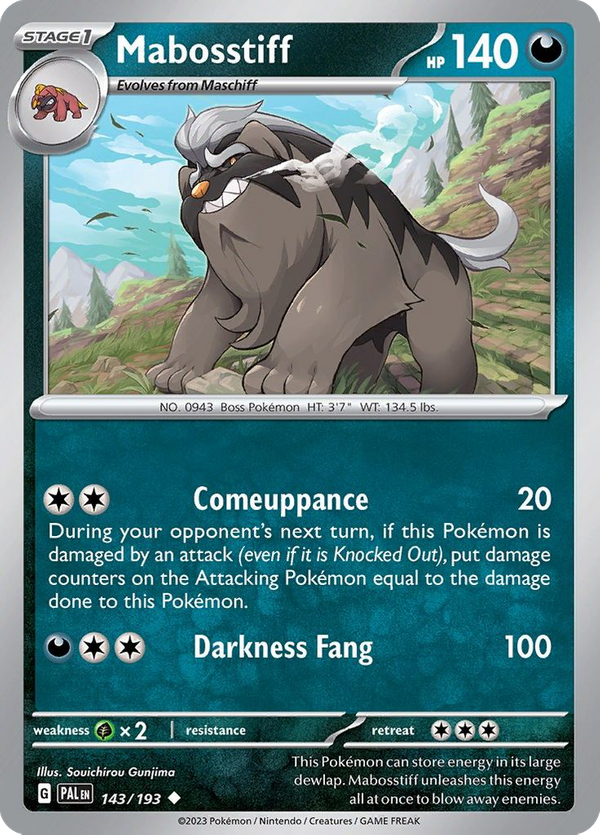 Mabosstiff (143/193) - Paldea Evolved