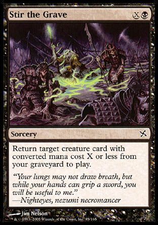 Stir the Grave (Betrayers of Kamigawa) Trading Card