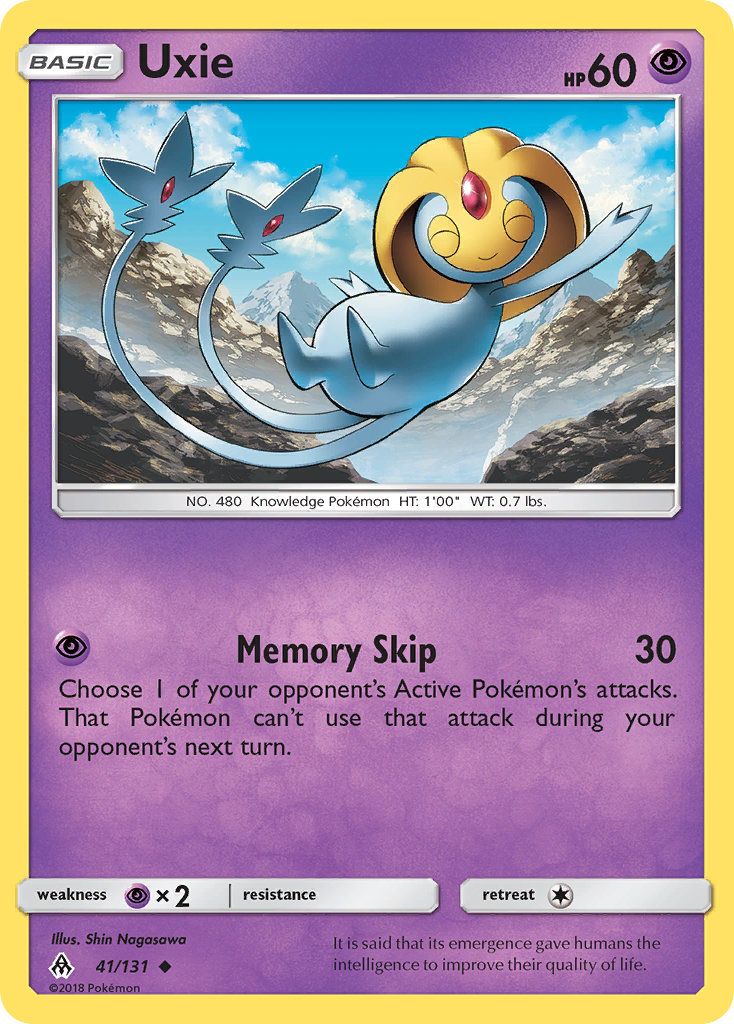 Uxie (41/131) - Forbidden Light Pokémon Card