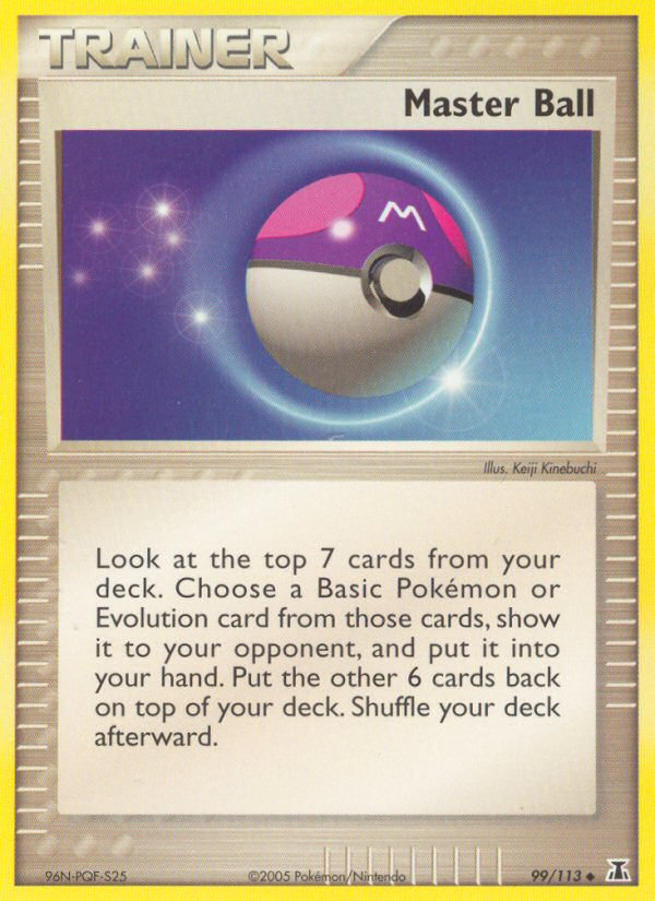 Master Ball (Trainer: Item) (99/113) - Delta Species Pokémon Card