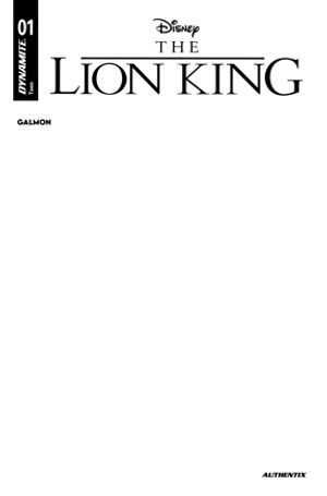 Lion King #1 (Cvr E Blank Authentix Variant)