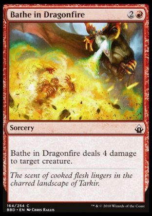 Bathe in Dragonfire (Battlebond) Trading Card