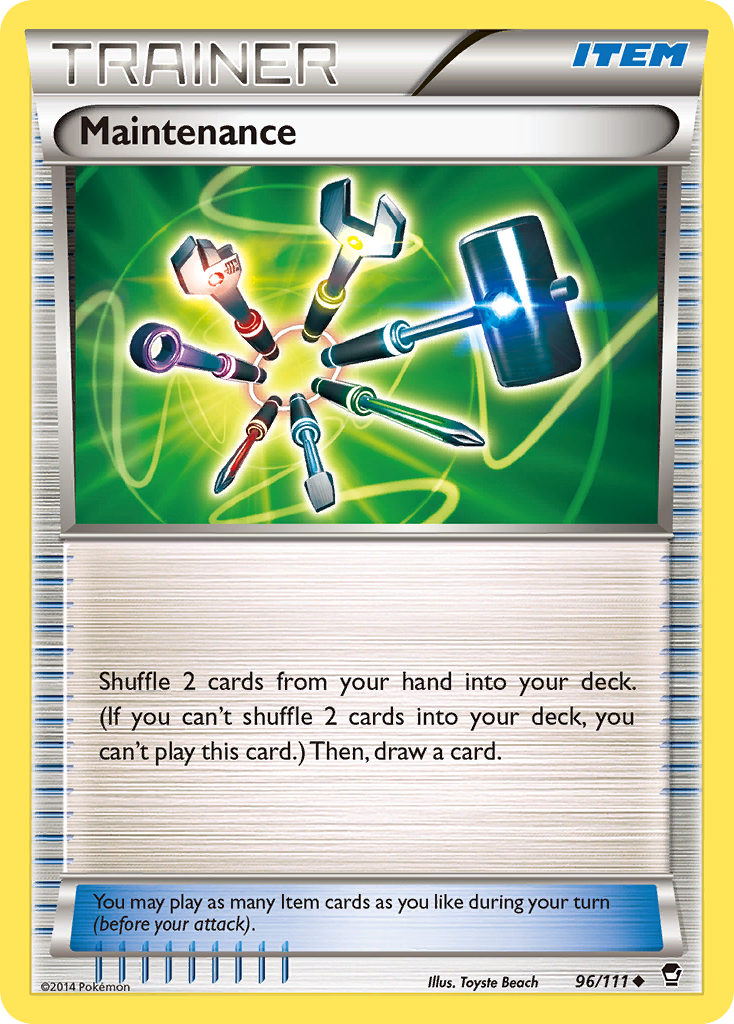 Maintenance (Trainer: Item) (96/111) - Furious Fists Pokémon Card