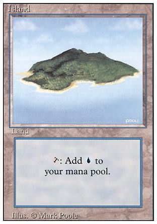 Island (Revised Edition) (Blue Sky) Trading Card