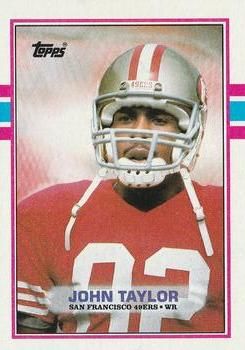 John Taylor 1989 Topps #13 Sports Card