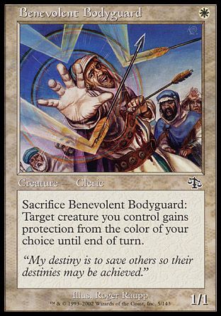 Benevolent Bodyguard (Judgment) Trading Card