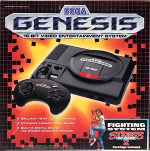  Sega Genesis Model 1 w/ Streets of Rage 2