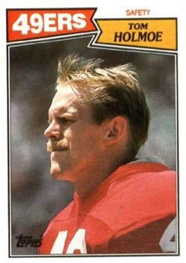 Tom Holmoe 1987 Topps #124