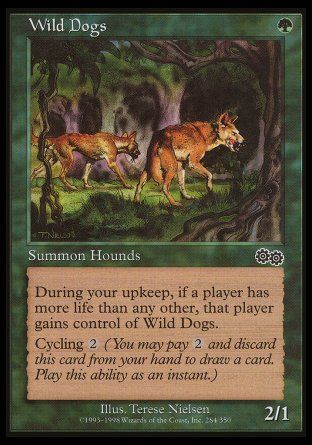 Wild Dogs (Urza's Saga) Trading Card