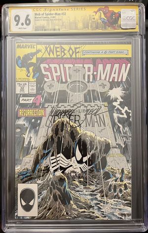 CGC 9.6 NM WEB OF SPIDER-MAN #32 Marvel Comics 1987 Kraven Last Hunt Part 4 