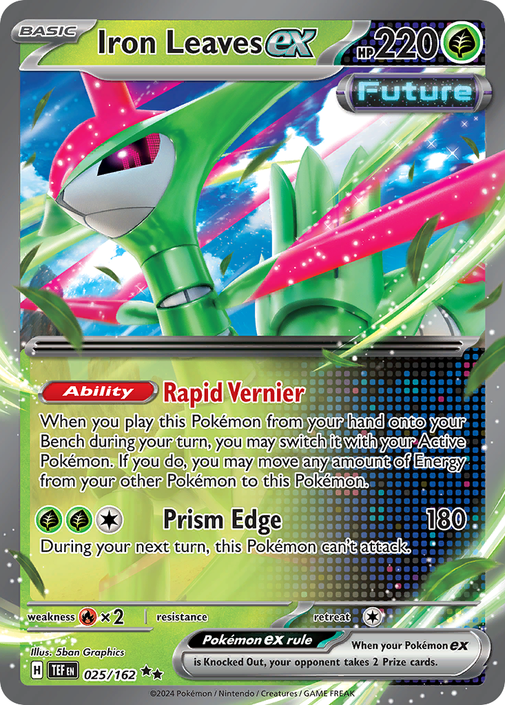 Iron Leaves ex (25/162) - Temporal Forces Pokémon Card