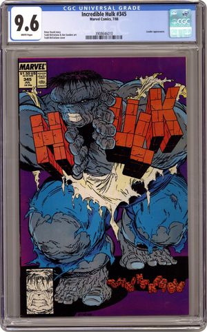 USA, 1988 Incredible Hulk # 345 McFarlane, 52 pages 