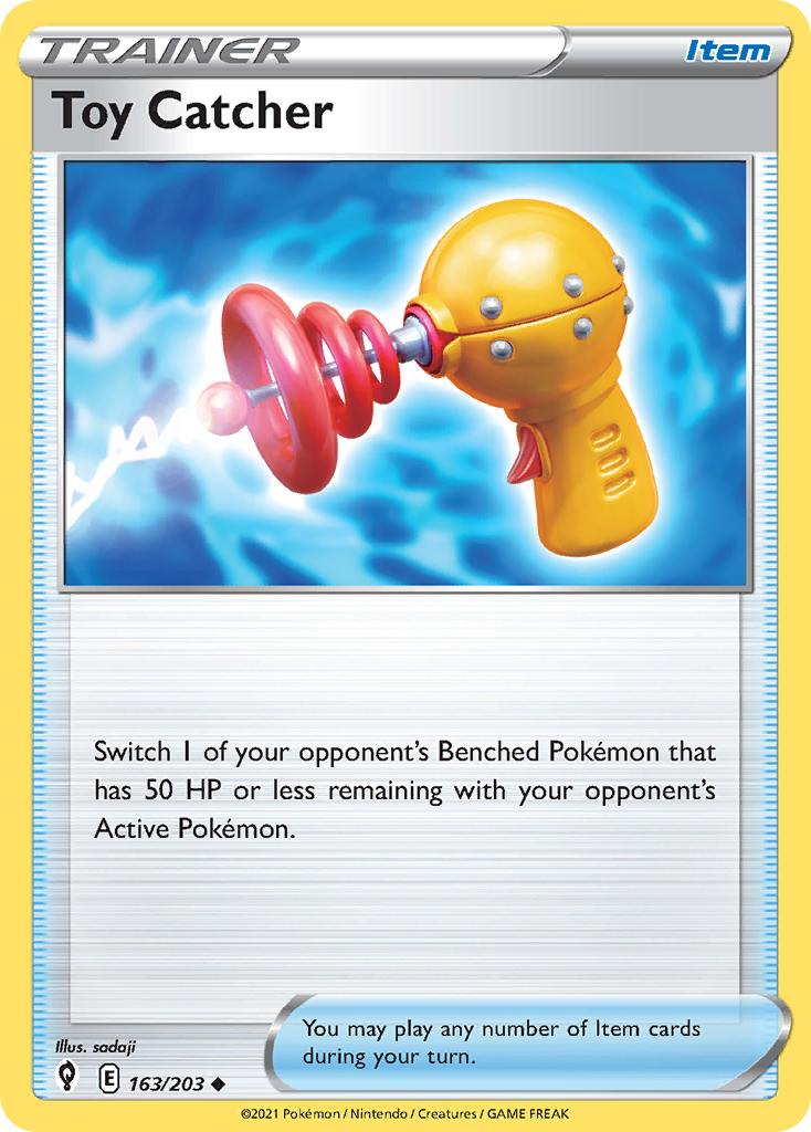 Toy Catcher (Trainer: Item) (163/203) - Evolving Skies Pokémon Card