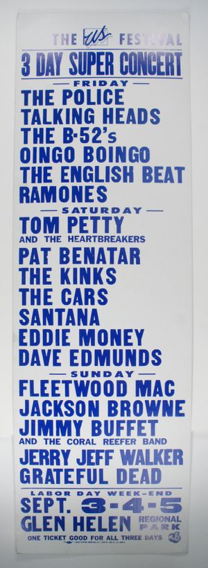 The US Festival at Glen Helen Regional Park 1982