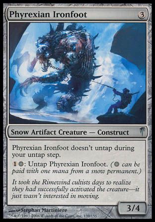 Phyrexian Ironfoot (Coldsnap) Trading Card