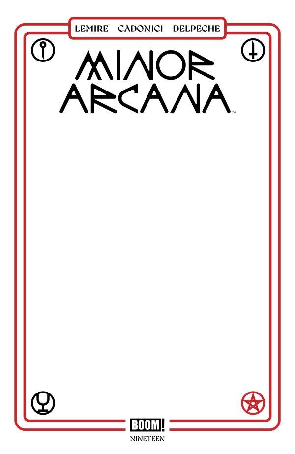 Minor Arcana #19 (Cover C Blank Variant) Comic
