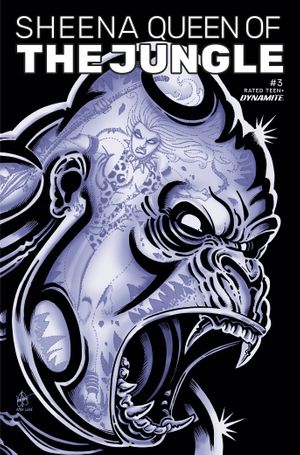 Sheena: Queen of the Jungle #3 (Cvr N Foc Tmnt Homage Haeser Original)