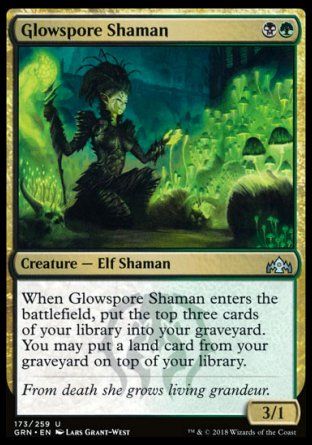 Glowspore Shaman (Guilds of Ravnica) Trading Card