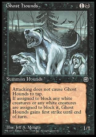 Ghost Hounds (Homelands) Trading Card