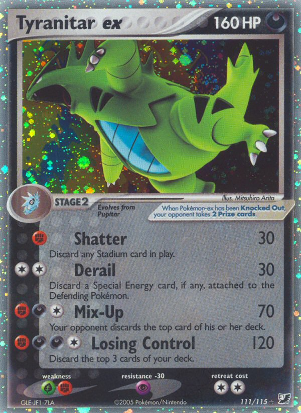 Tyranitar ex (111/115) - Unseen Forces Pokémon Card