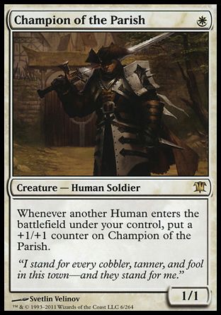 Champion of the Parish (Innistrad) Trading Card