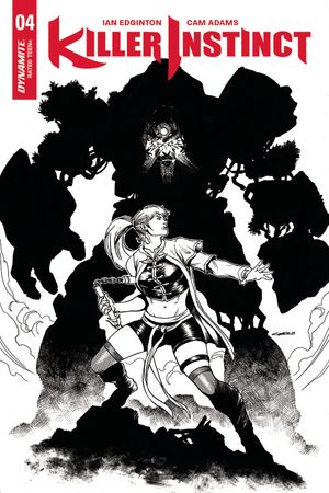 Killer Instinct #4 (Cover E 20 Copy Cinar B&w Cover)
