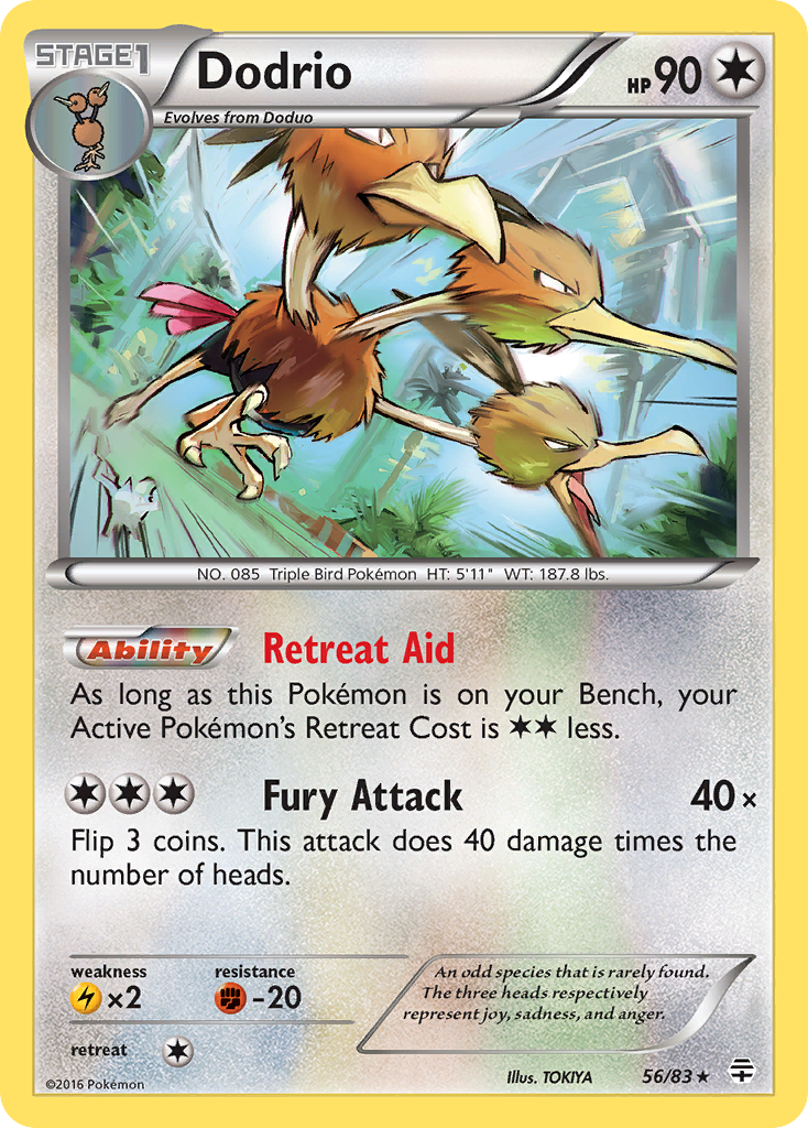 Dodrio (56/83) - Generations Pokémon Card