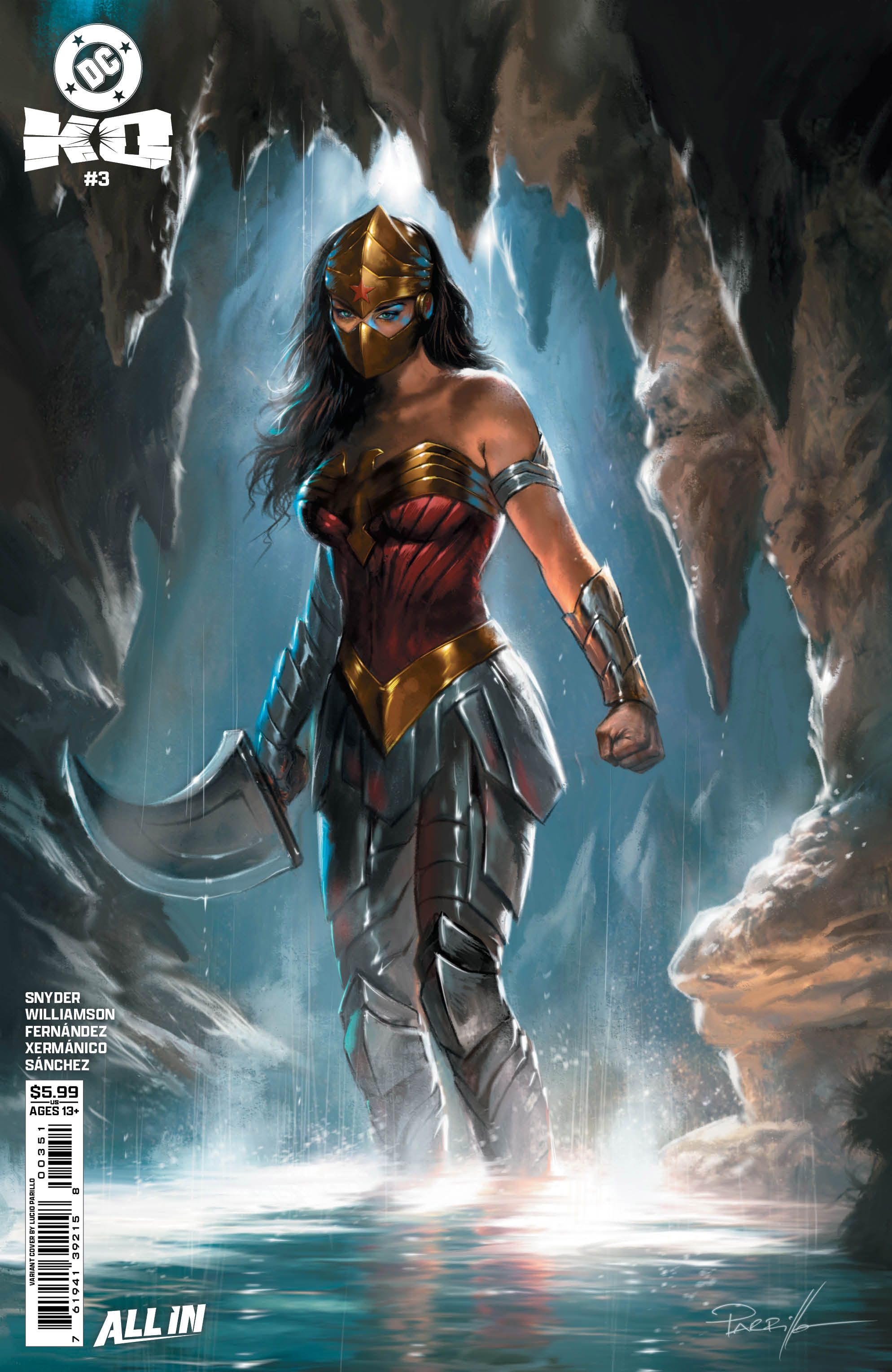 DC K.O. #3 (Cvr E Lucio Parrillo Card Stock Variant) Comic