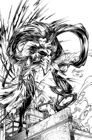 Witchblade #17 (Cvr C Inc 1:25 Brett Booth & Sal Regla B&W Variant)