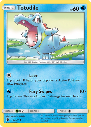 Totodile (22/70) - Dragon Majesty