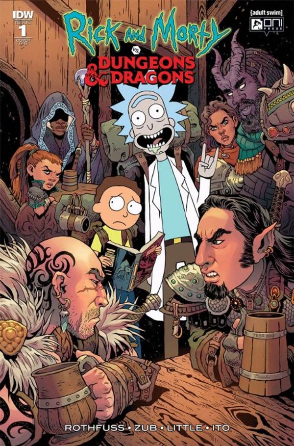 Rick and Morty Vs. Dungeons and Dragons #1 (25 Copy Cover Fowler)