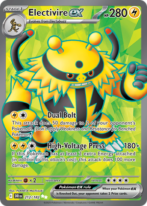 Electivire ex (212/182) - Destined Rivals