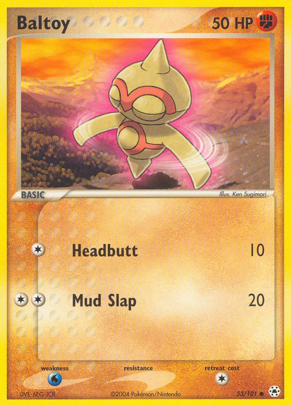 Baltoy (53/101) - Hidden Legends Pokémon Card